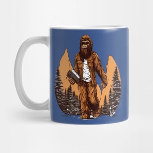 Dope Sasquatch in Nature Mug